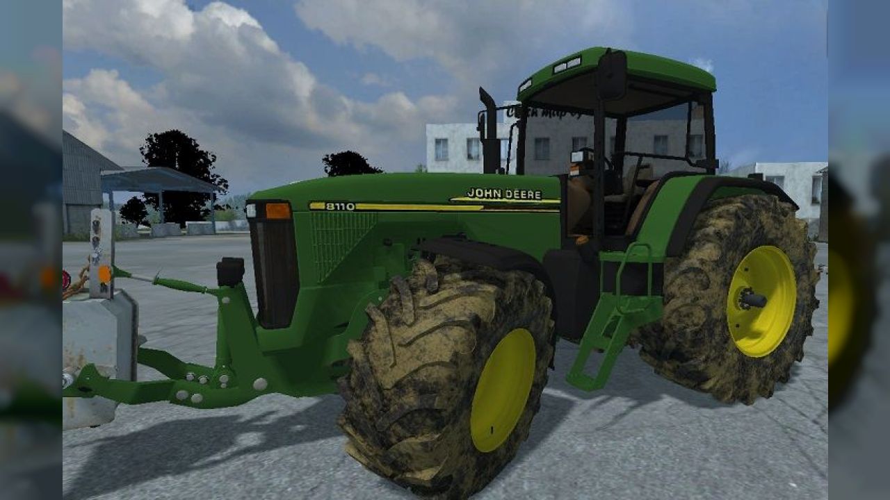 John Deere 8110 MR + weight MR