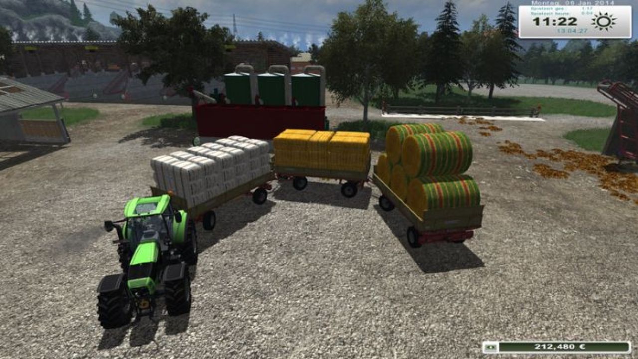 Krone Emsland bale trailer v2.5