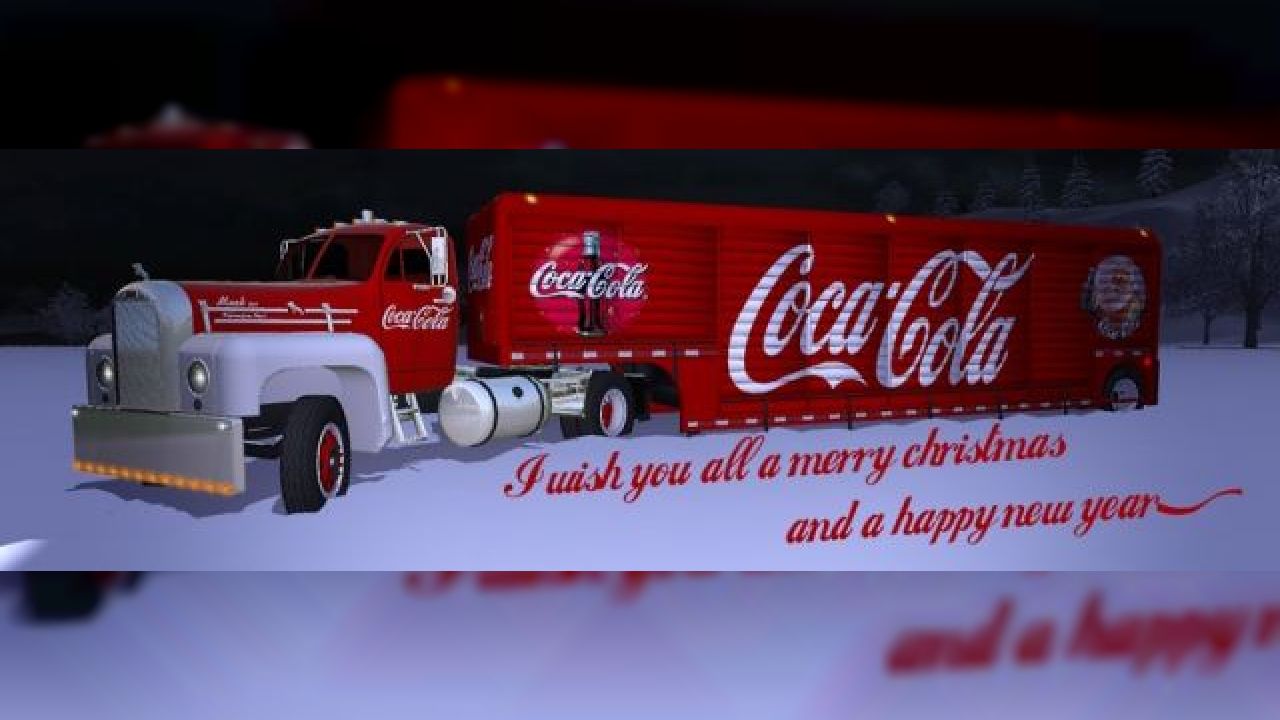 Mack B61 Coca Cola christmas v0.9