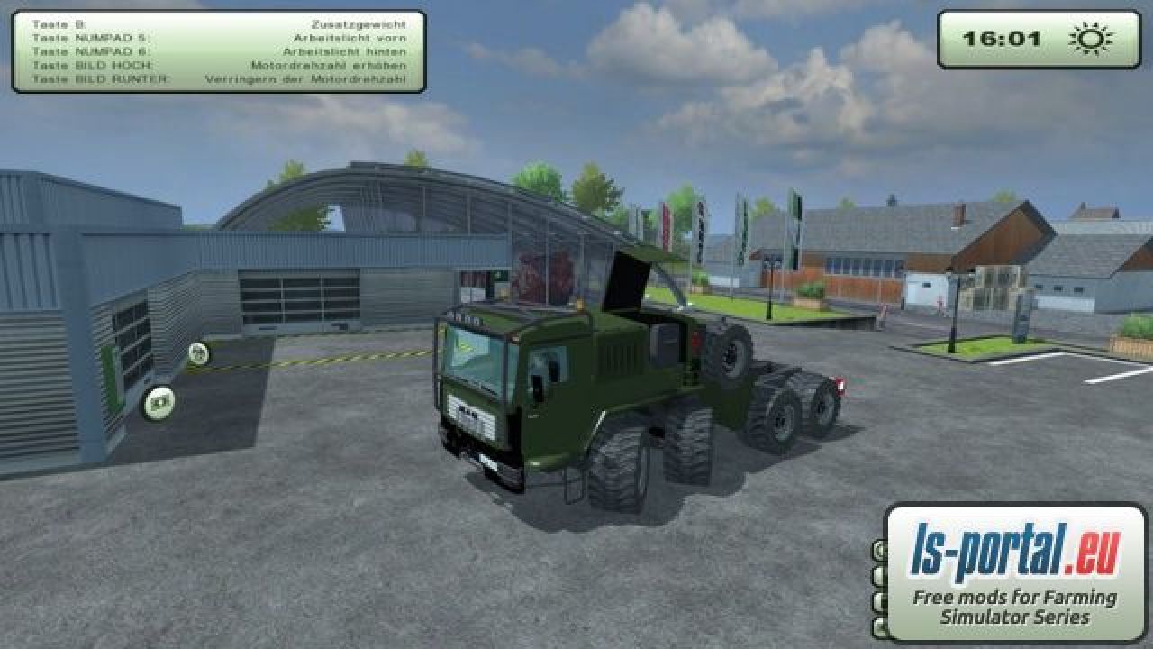 MAN TGA Truck Olive