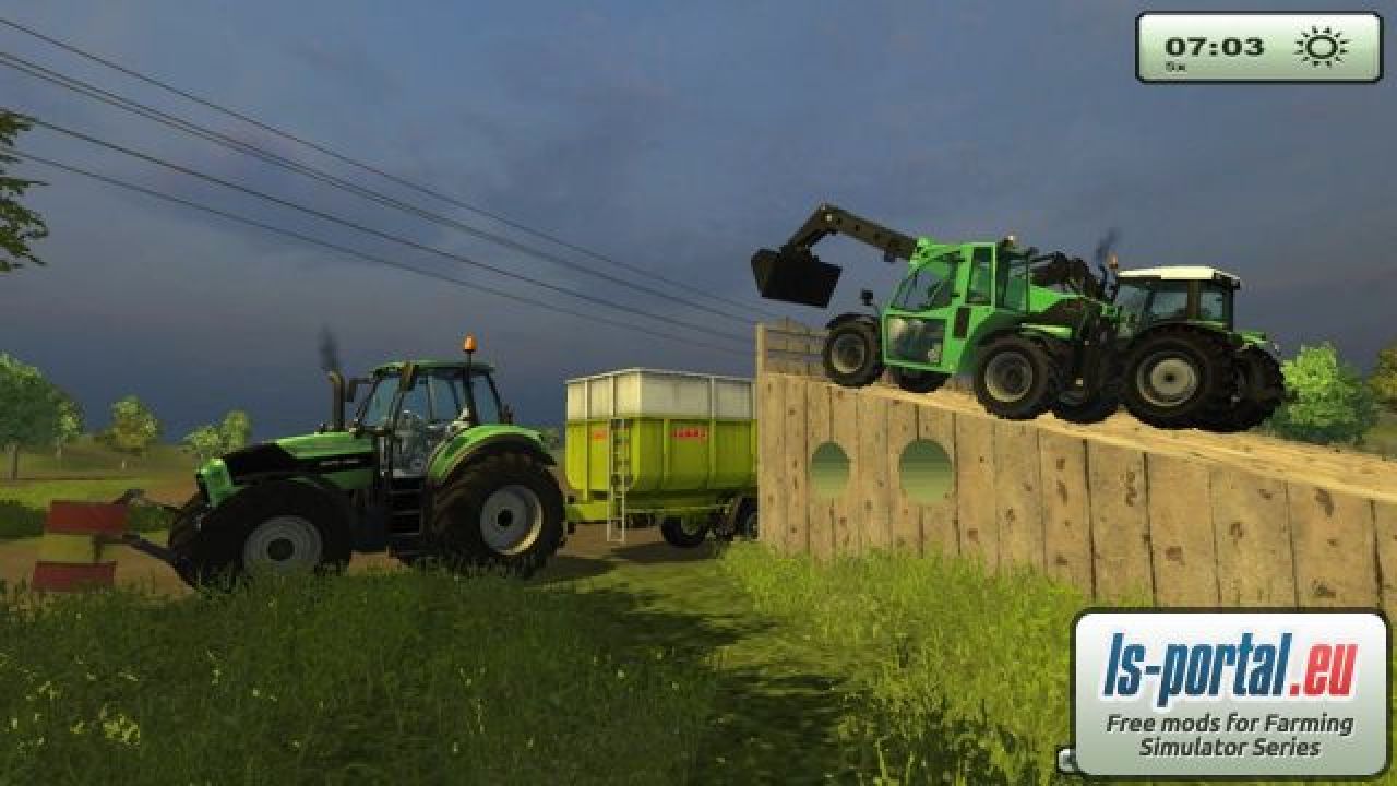 Placeable Big Ramp For two tractors v2