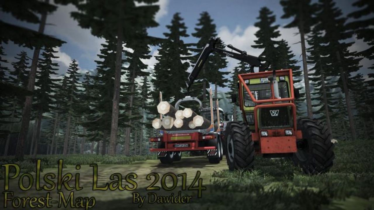 Polski las 2014 - Forest Map By Dawider