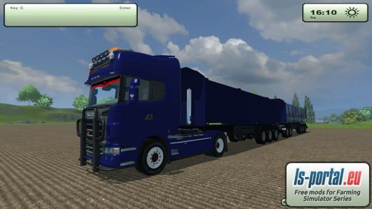 Scania AGRO blue