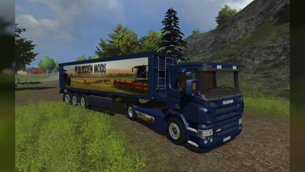Scania-Kröger-Sattelzug "Forbidden Mods"