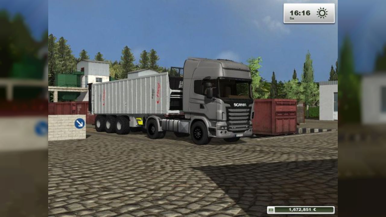 Scania R730 Topline Silver 2 axis