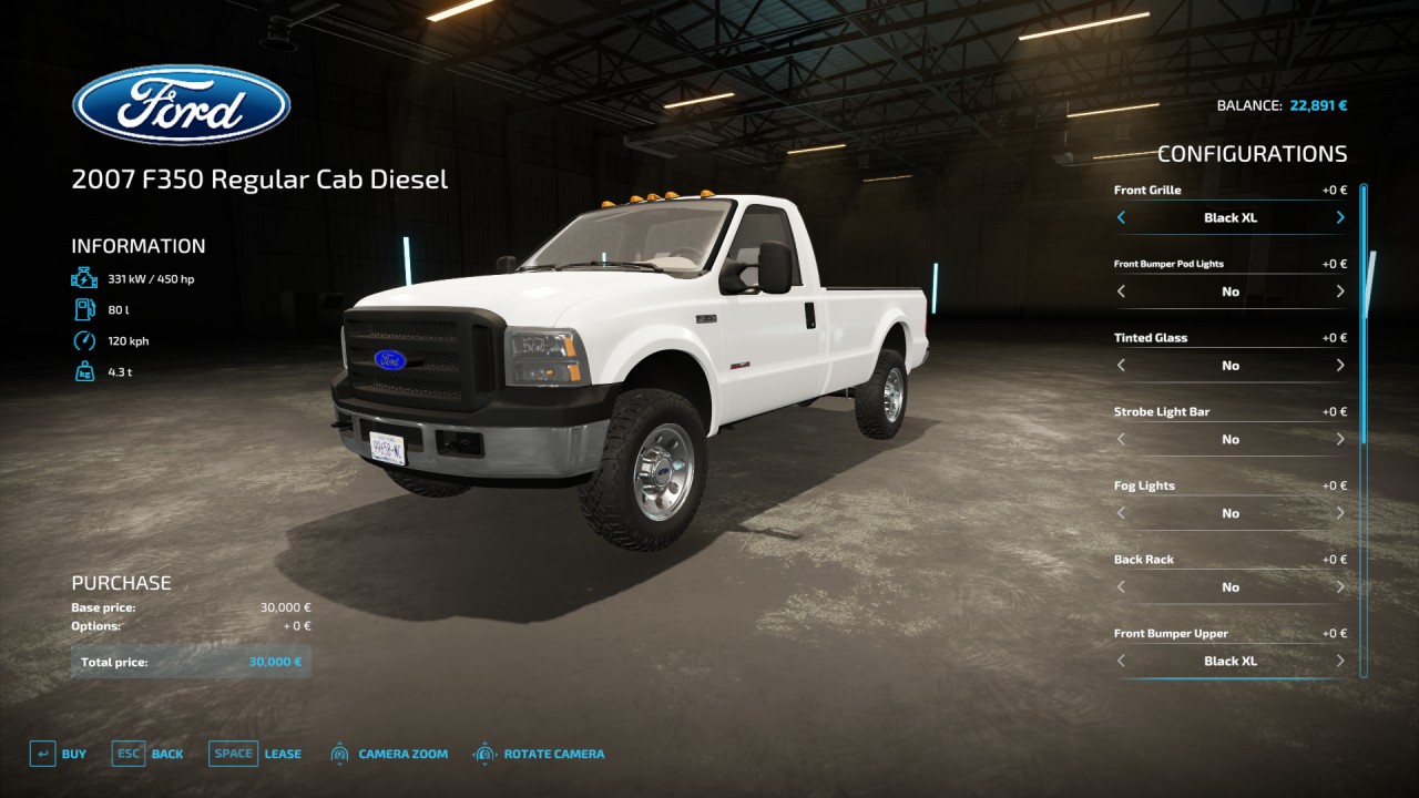 2007 Ford F350 Single Cab Long Bed