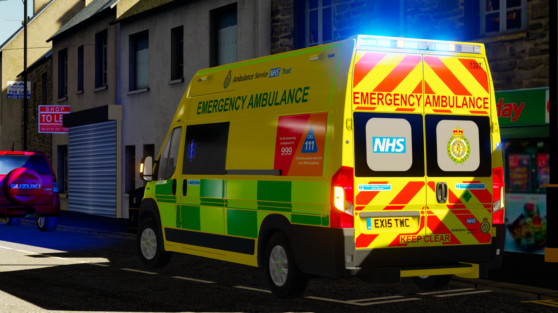 2014 Fiat Ducato Krankenwagen UK