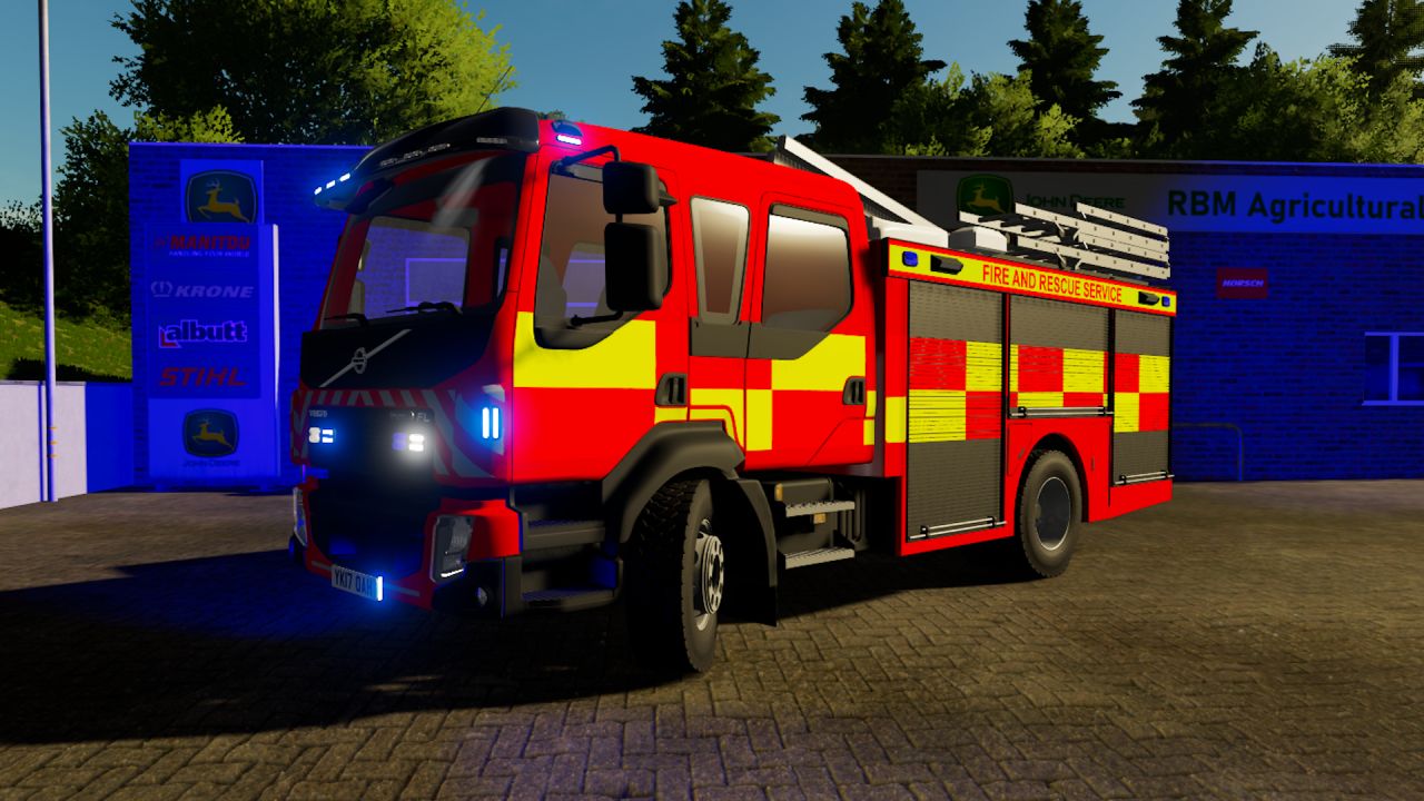 2017 Volvo FL Regno Unito vigili del fuoco