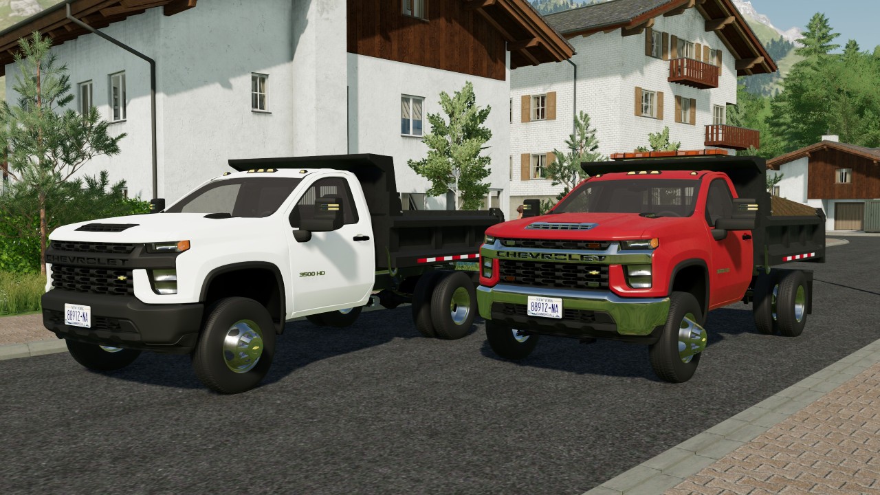 Camión volquete Chevy Silverado 3500HD 2020