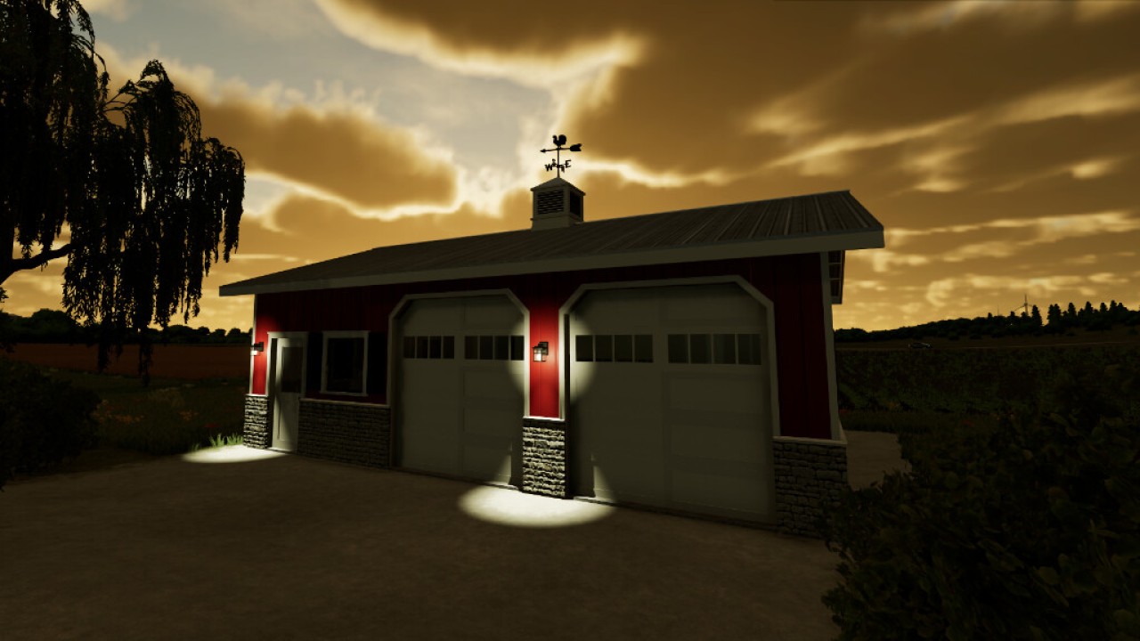 24x36 amerikanische Garage