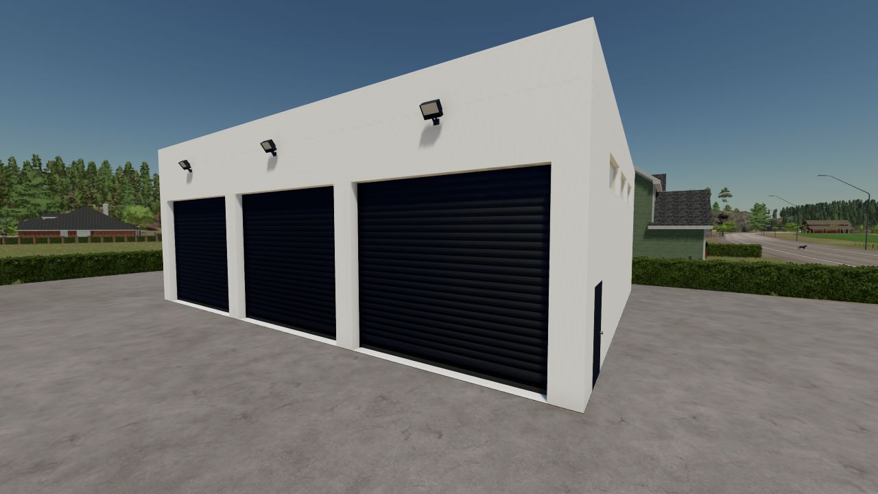 3 door garage