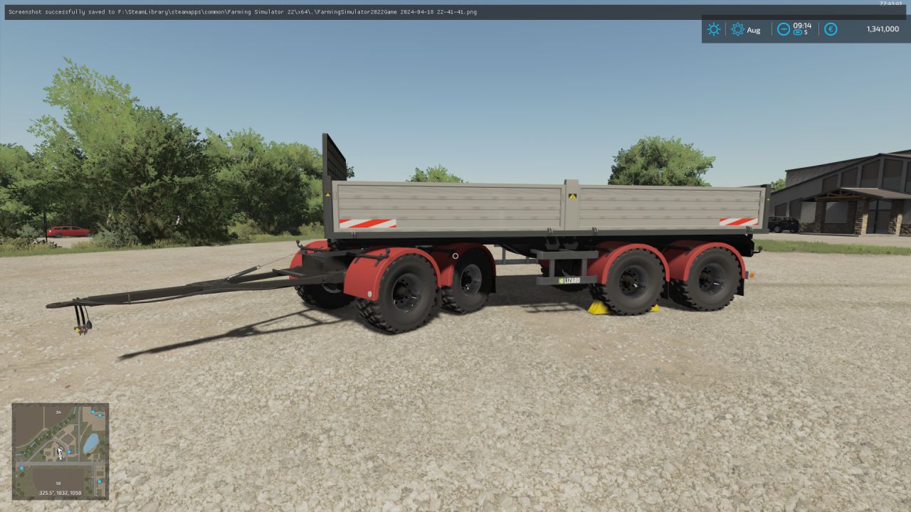 4 axles european style autoload trailer