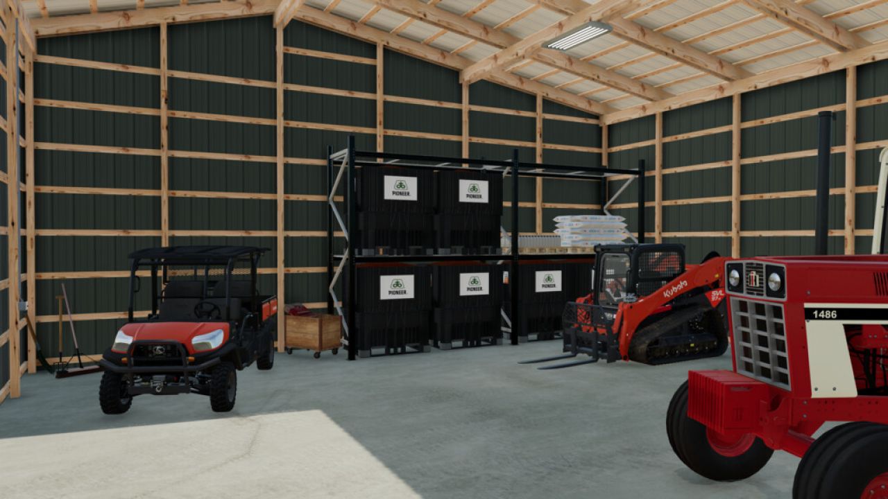 40x120 Implement Shed