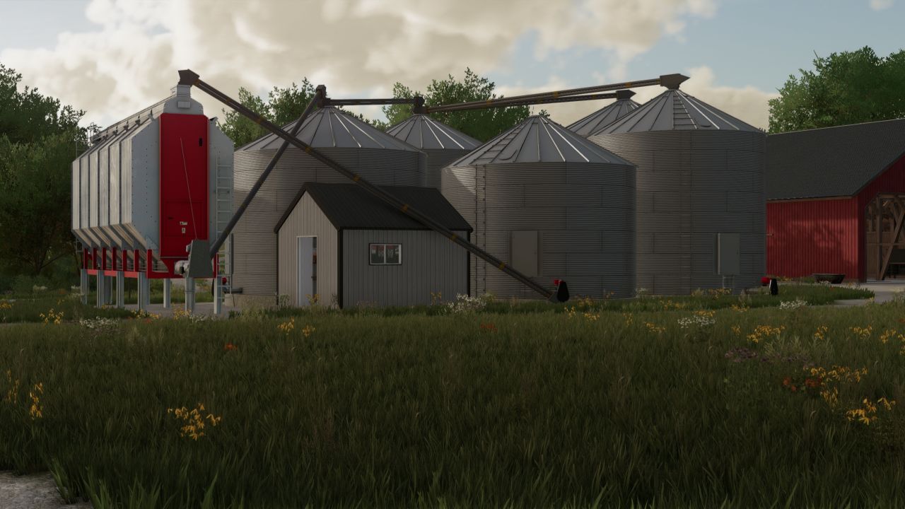 5 Bin Cross Auger Setup