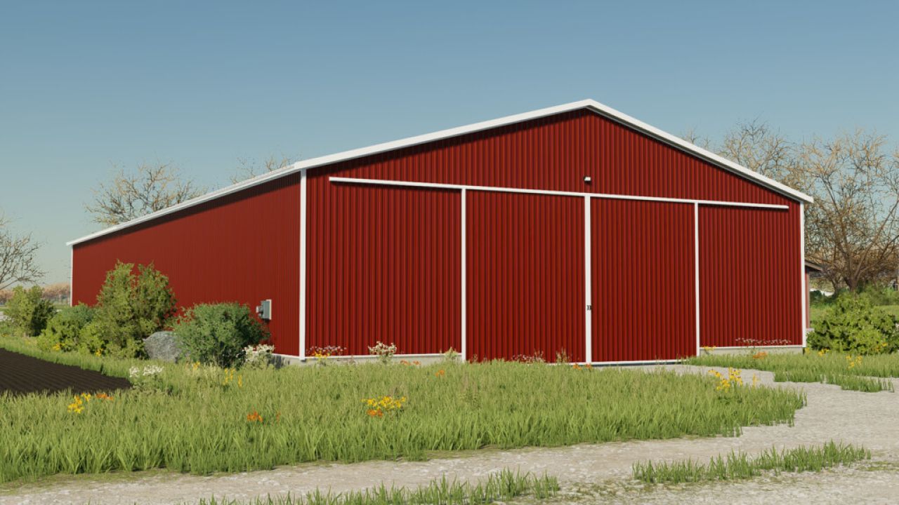 55x115 Post Frame Cold Storage