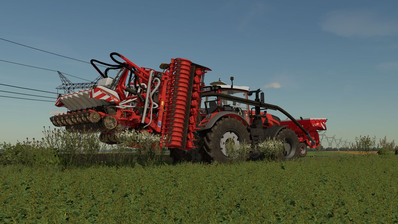 6m rotary harrow + linkage