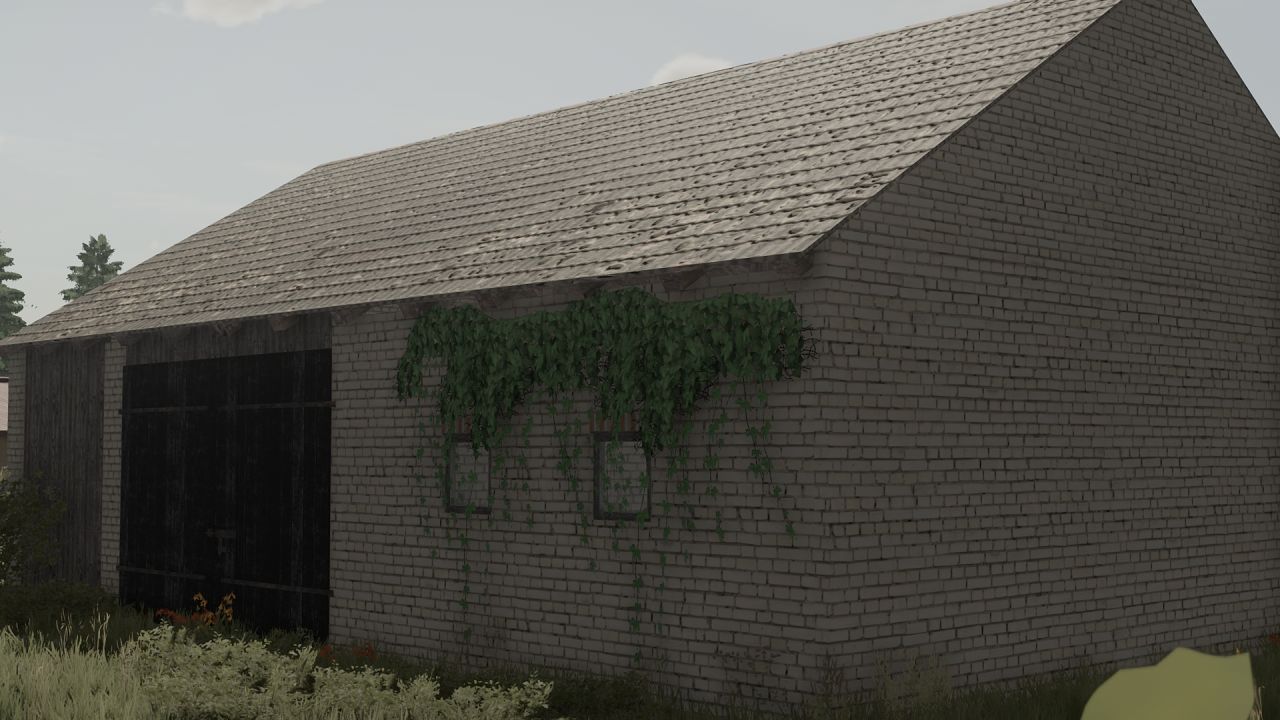 A small barn and cowshed