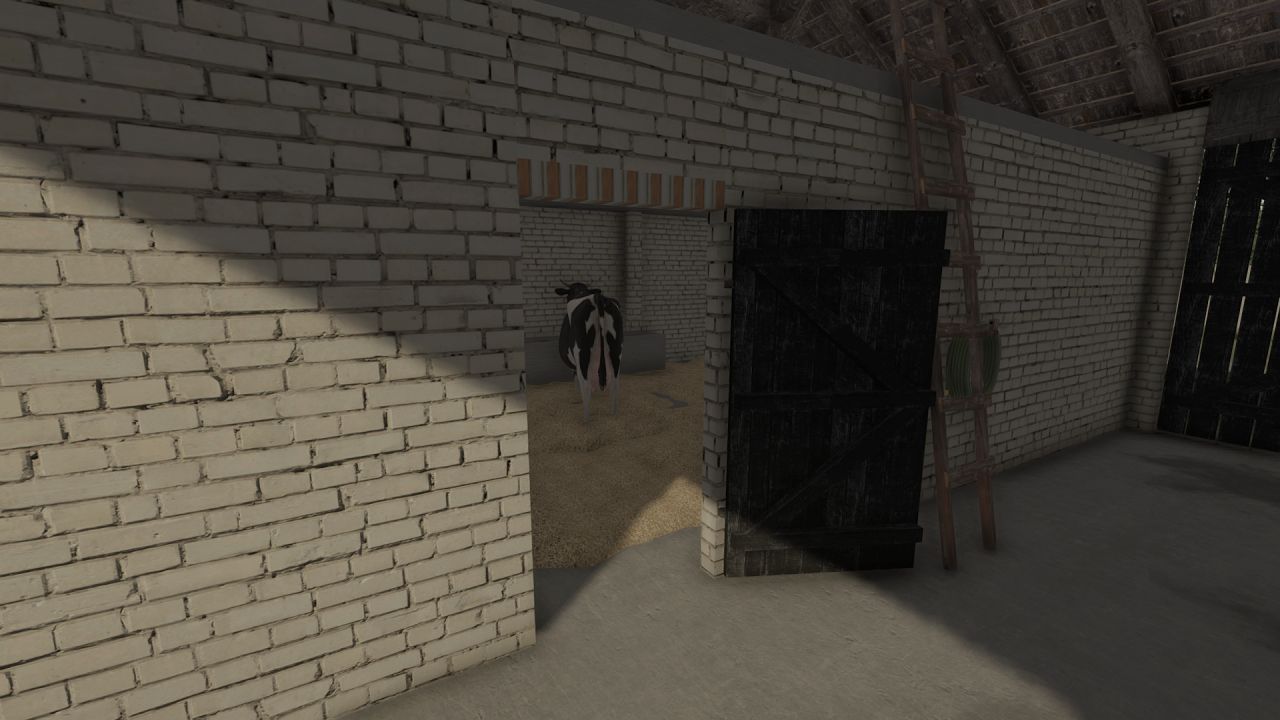 A small barn and cowshed