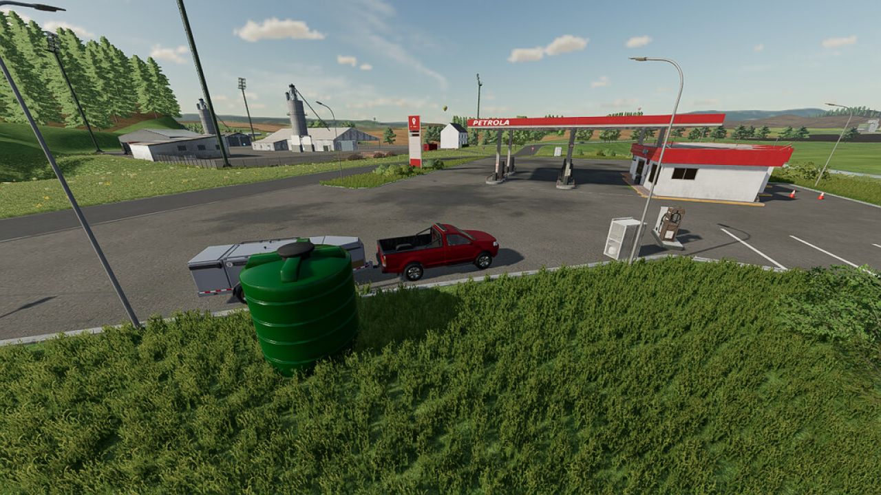 AD Blue Filling Station FS22 KingMods