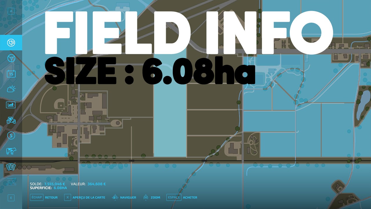 Informations de champs additionnelles 