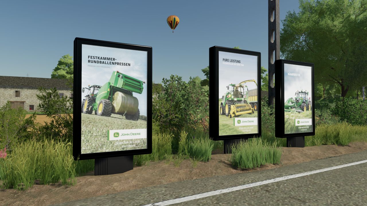 Displays publicitarios John Deere 23 II