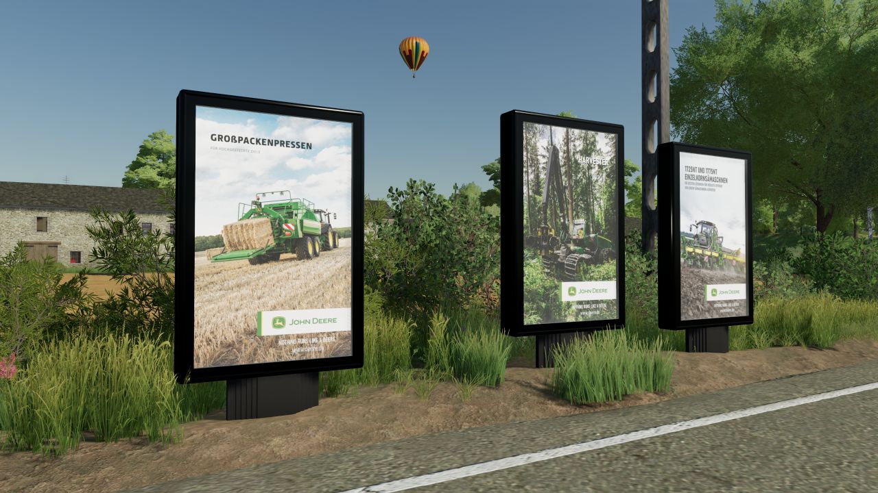 Displays publicitarios John Deere 23 II