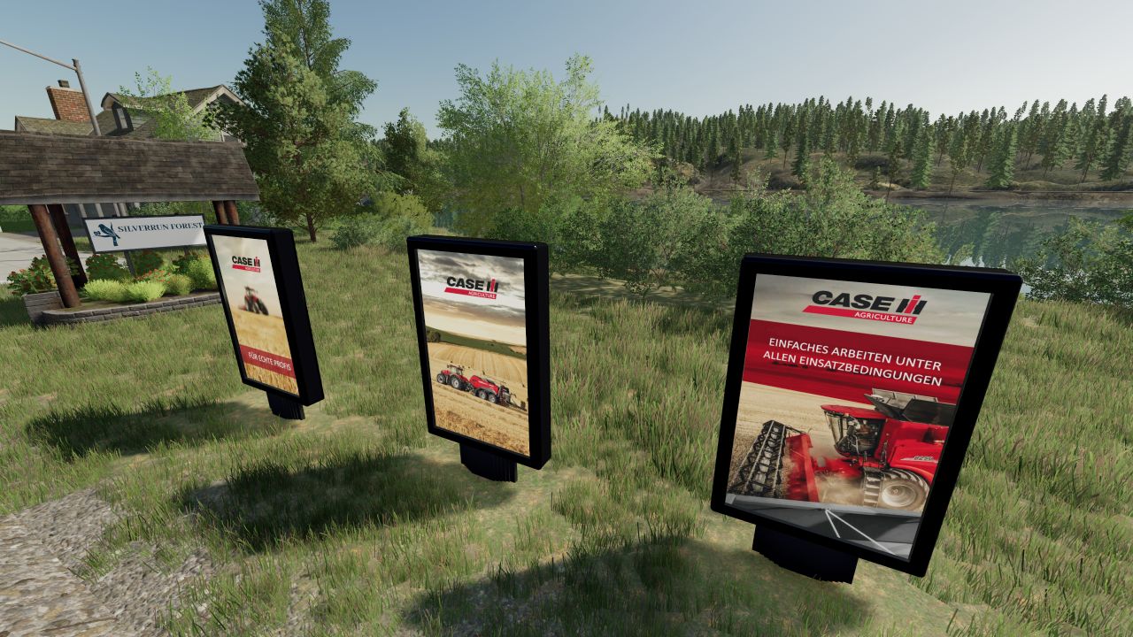 Vitrine publicitaires 23 CASE IH