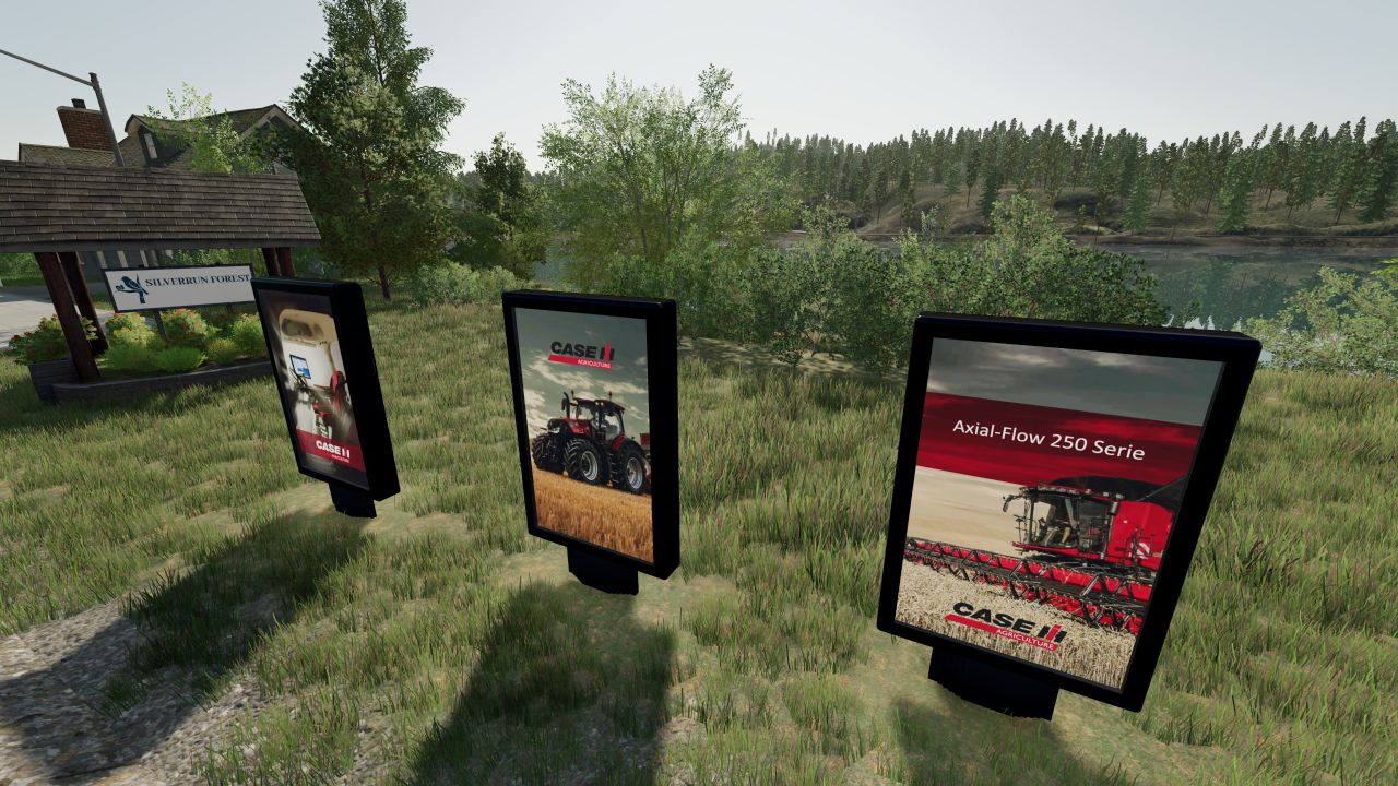 Vitrine publicitaires 23 CASE IH