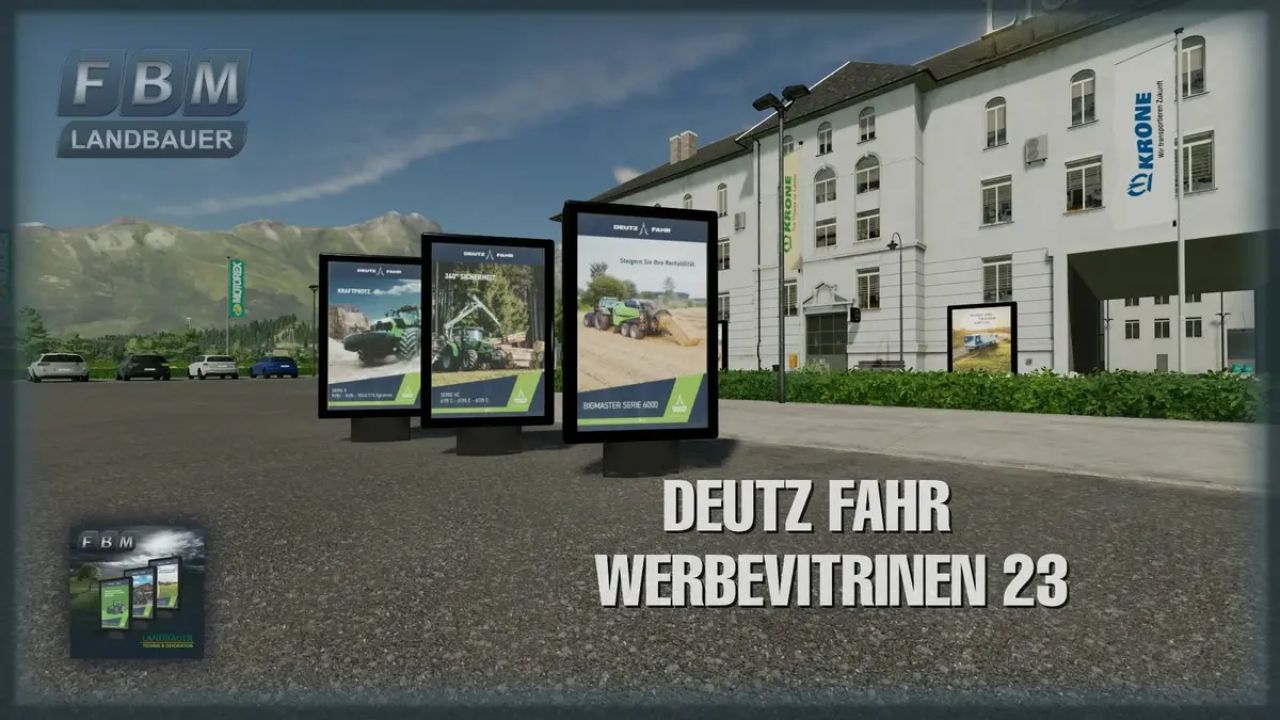 Рекламная витрина Deutz Fahr 23