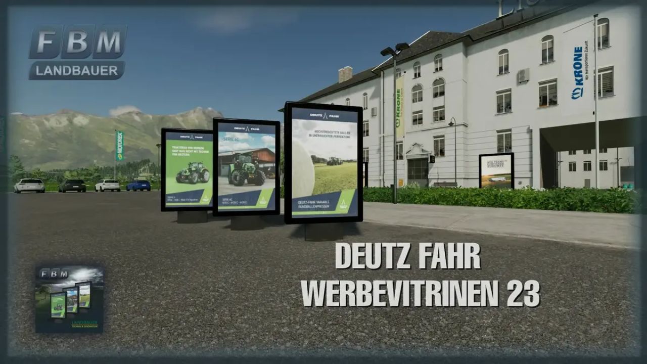 Witryna reklamowa Deutz Fahr 23