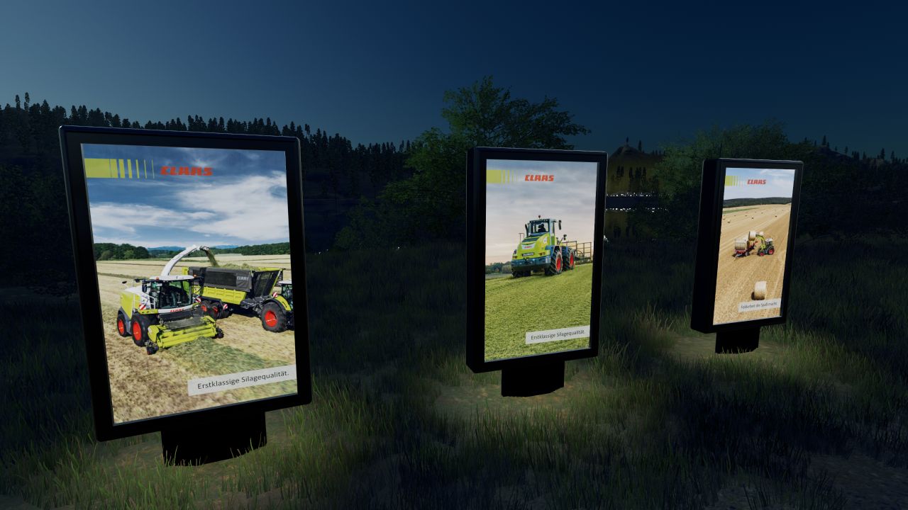 Vitrines publicitaires 23 Claas