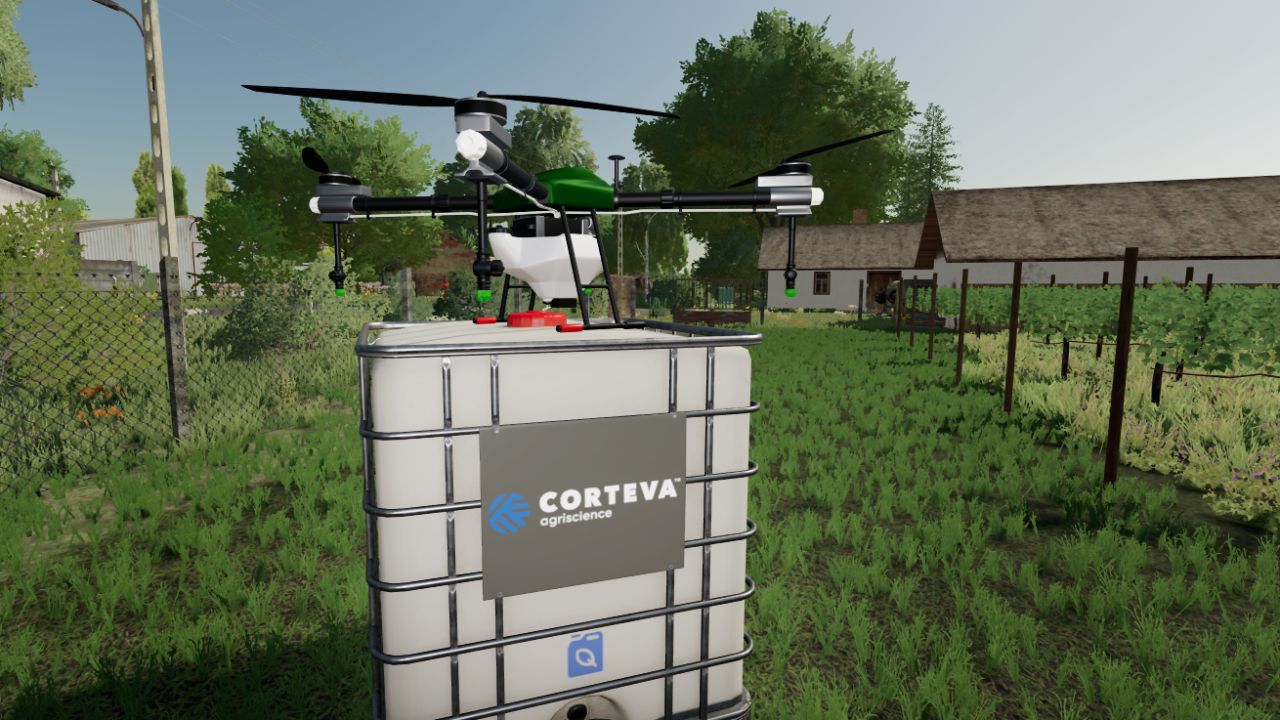 Agricultural drone for viticulture