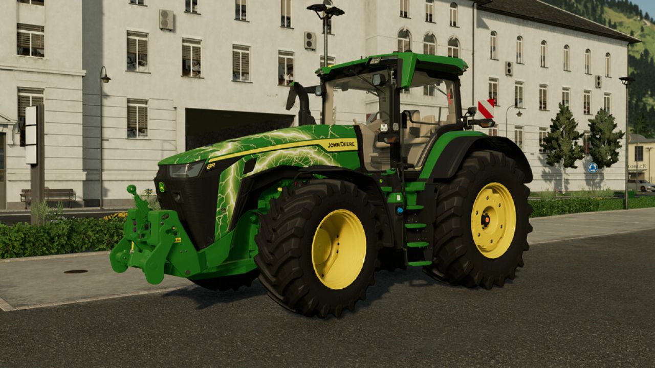 Décalcomanie éclair Agritechnica 8R (Prefab)