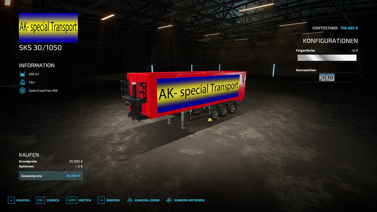 Transport spécial AK