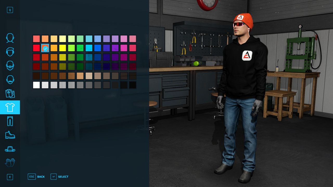 Allis-Chalmers Wardrobe Apparel Pack FS22 - KingMods