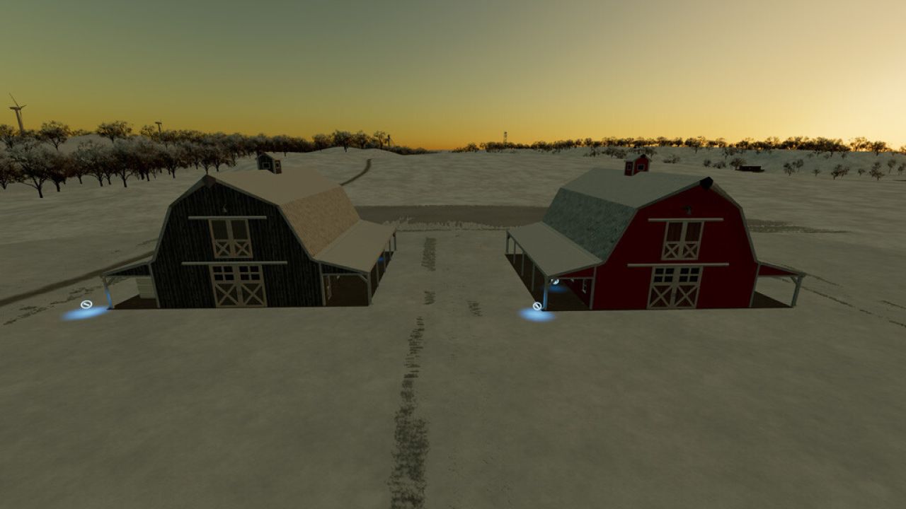 American Barn With Bale Storage