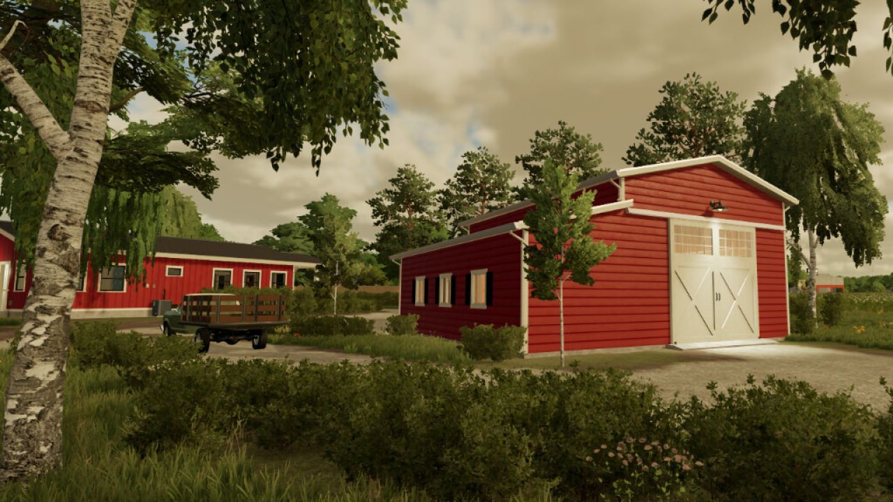 American Barn With Storage