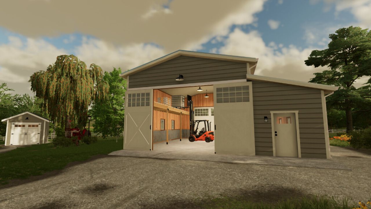 American Barn With Storage