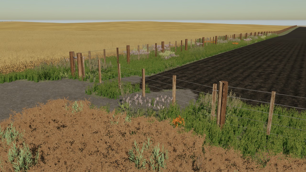 Argentine fence and wire gate