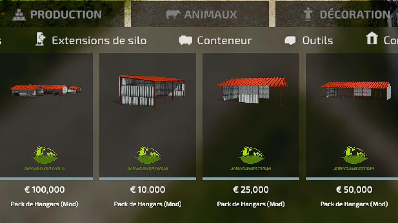 Hangars Artisanaux pack