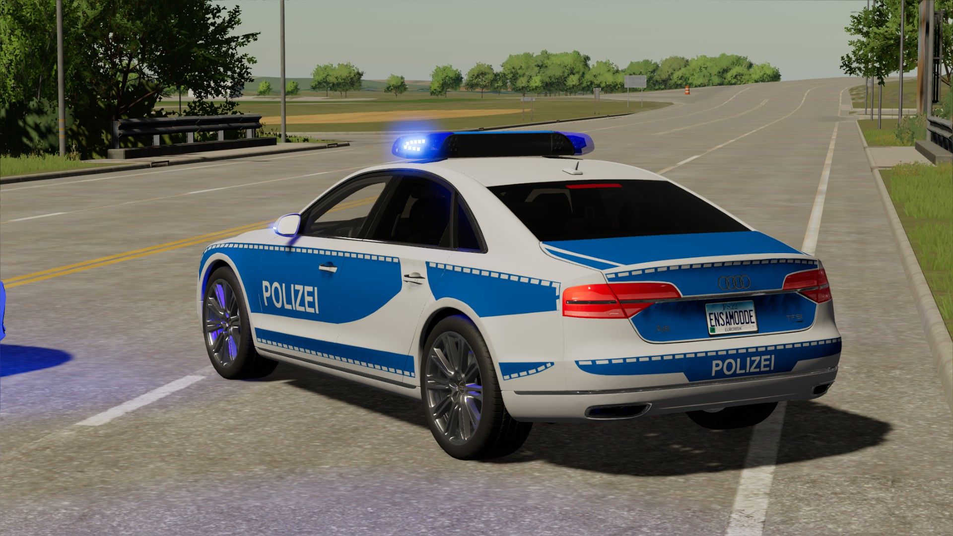 Vehículo de apoyo policial Audi A8 D4 2015