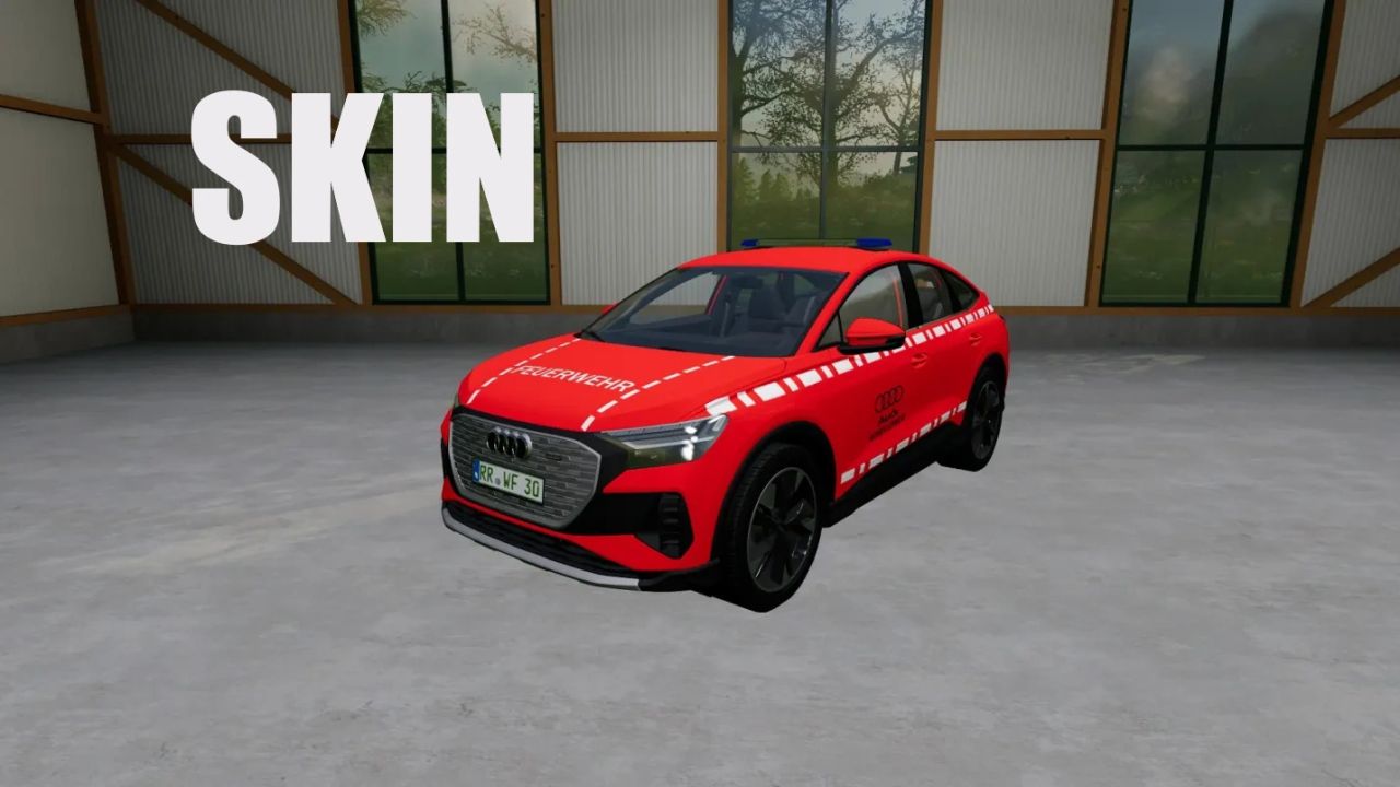 Audi Q4 F4 KDOW от пожарной части завода Audi Neutral