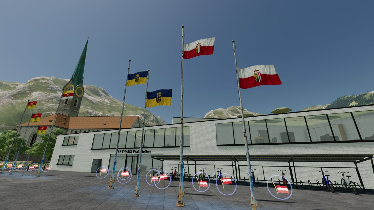 Österreich-Flaggenpaket