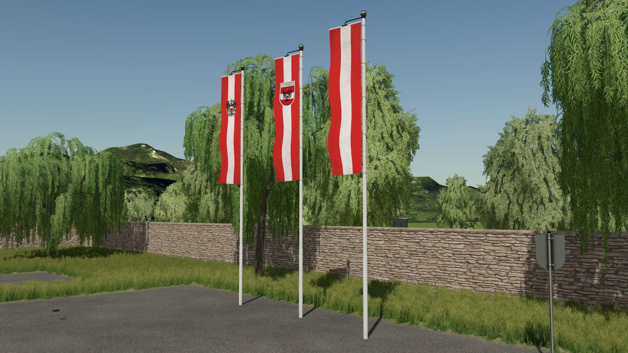 Austria small flag pack