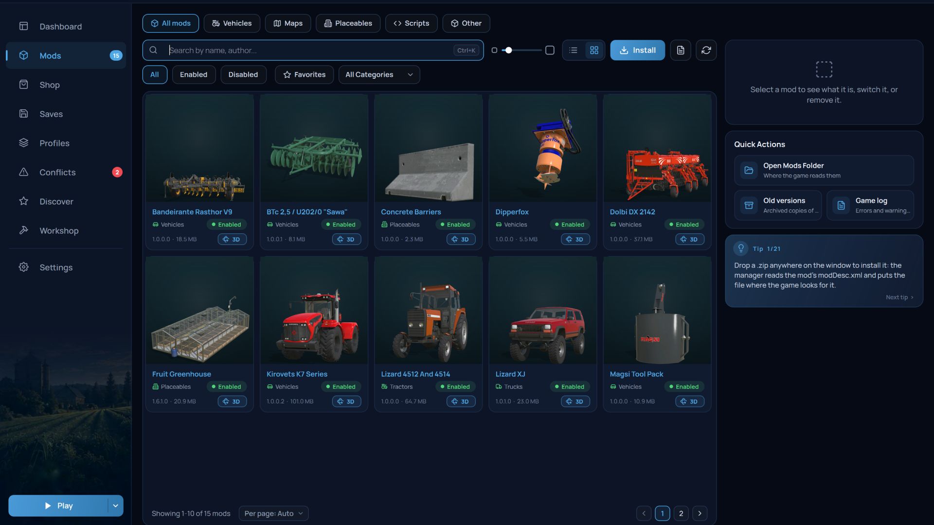 AVA Mod Manager