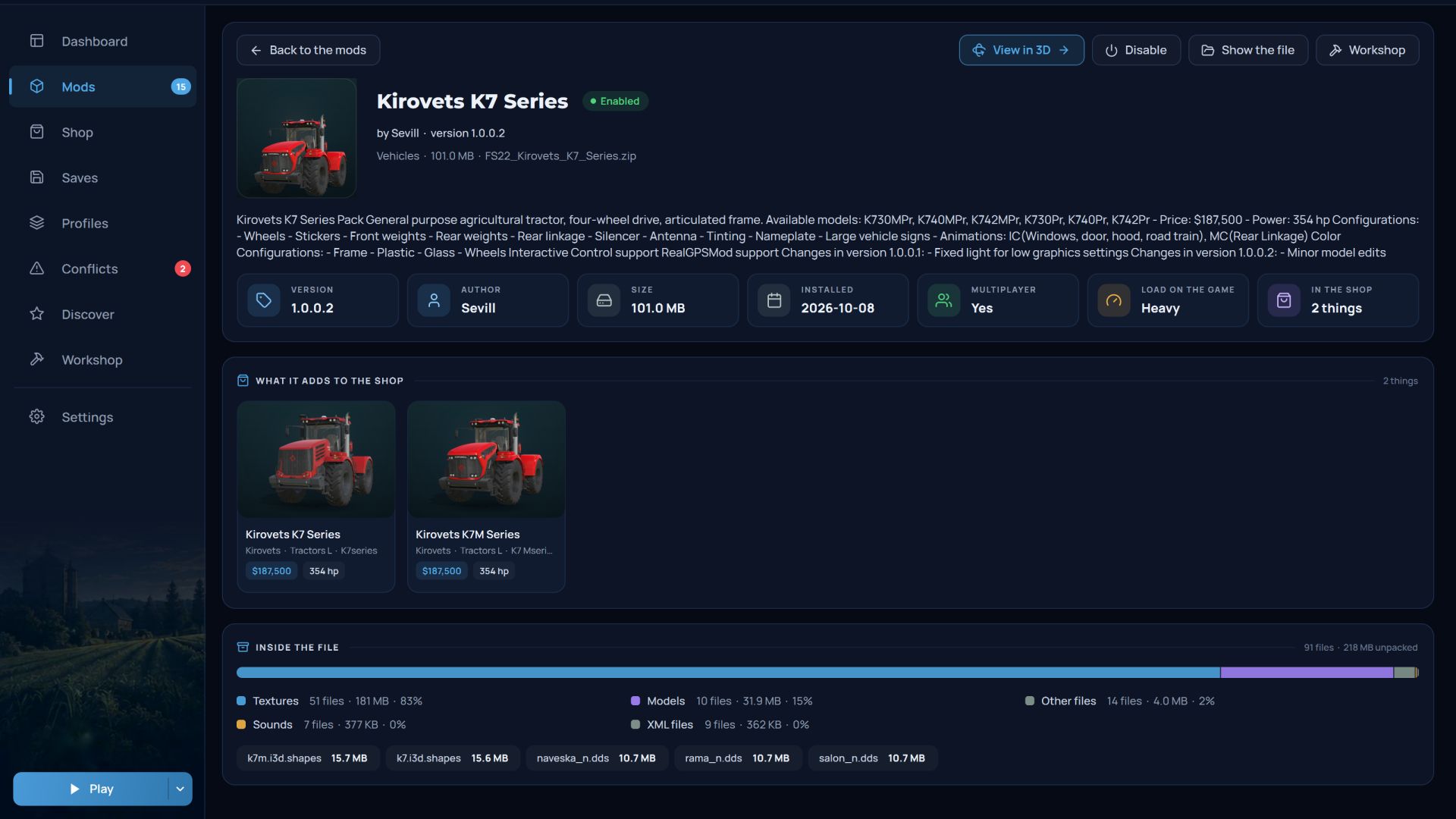 AVA Mod Manager