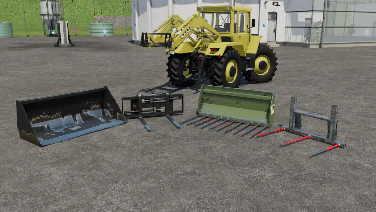 Baas front loader tool set