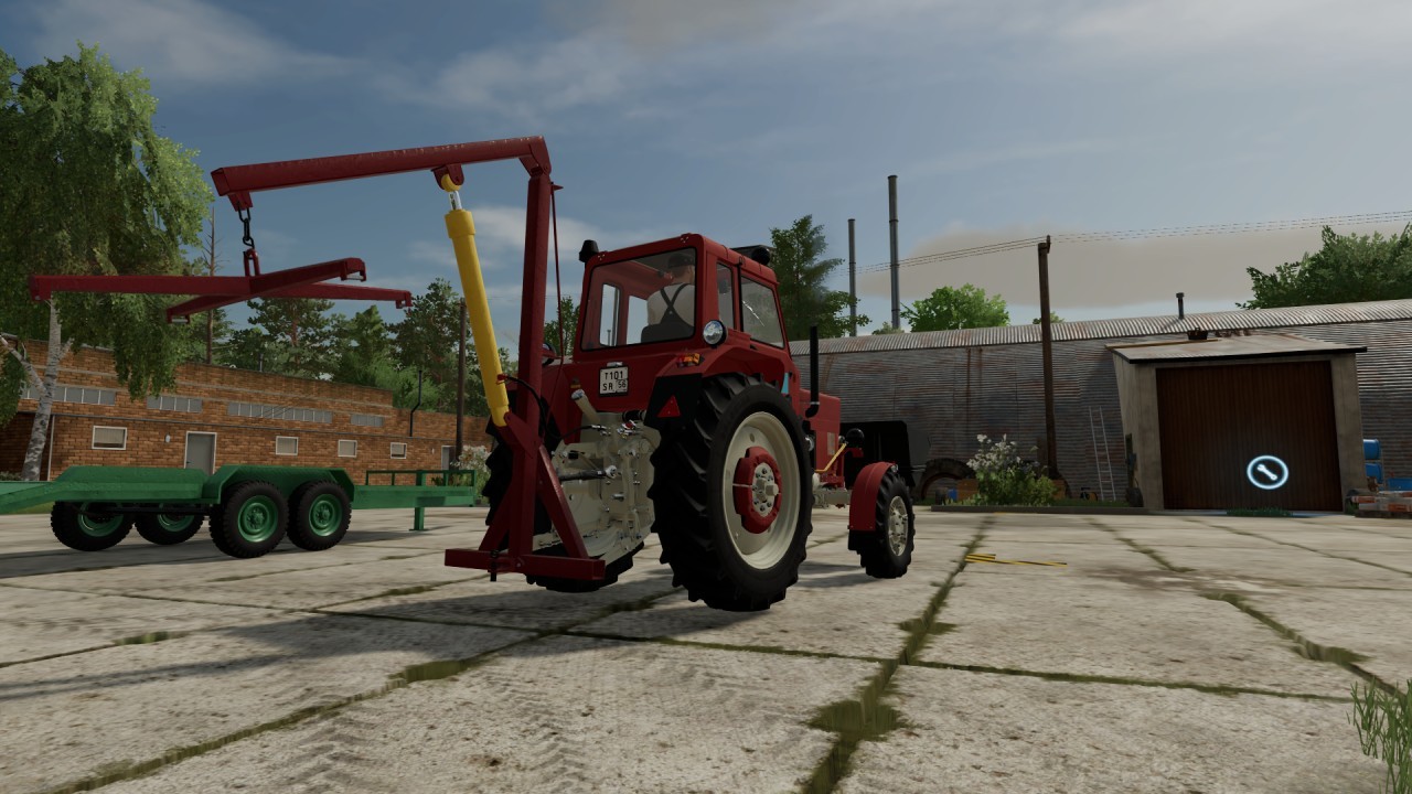 Задний кран для трактора
