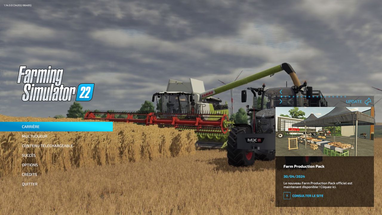 Tło menu głównego FS22
