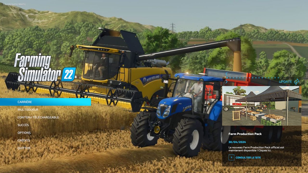 Tło menu głównego FS22